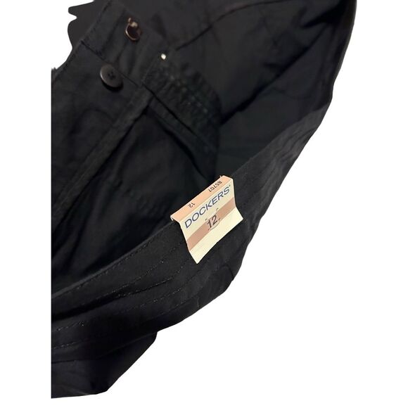Dockers Women’s Size 12 Black Skort Front Pockets - Picture 11 of 13